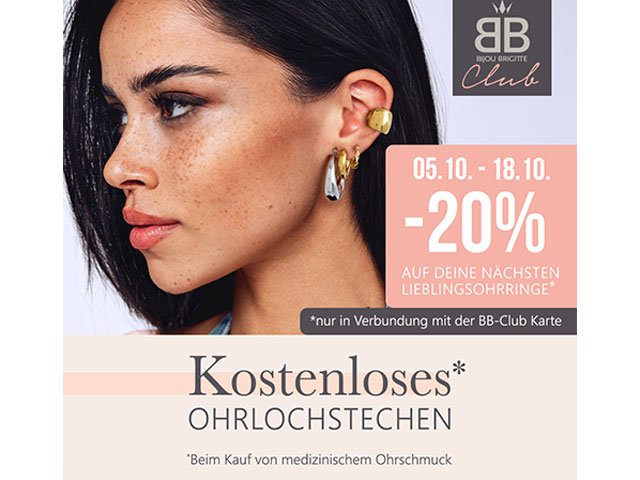 Bijou Brigitte - We love earpiercing ❤