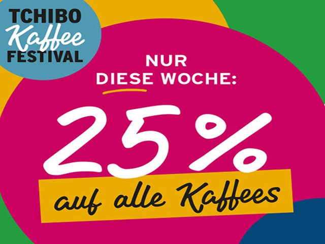 Kaffeefestival bei Tchibo
