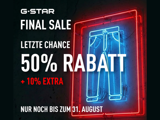FINAL SALE bei G-STAR