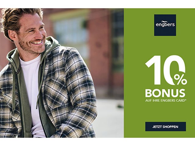 10% enbgersCard-Bonus bei Engbers