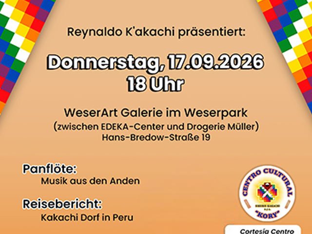 Weserart Galerie: Einladung zu Reynaldo K´akachi präsentiert