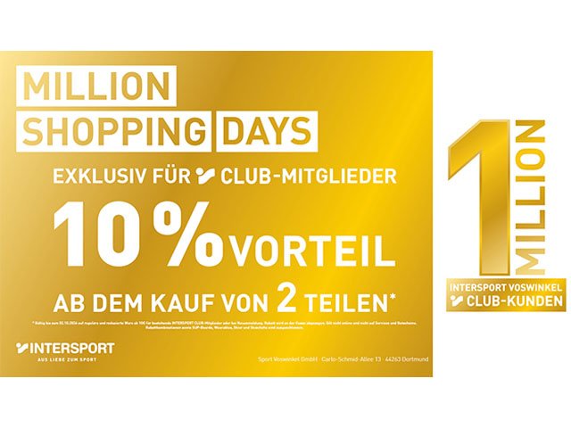 10% Vorteil bei INTERSPORT Voswinkel