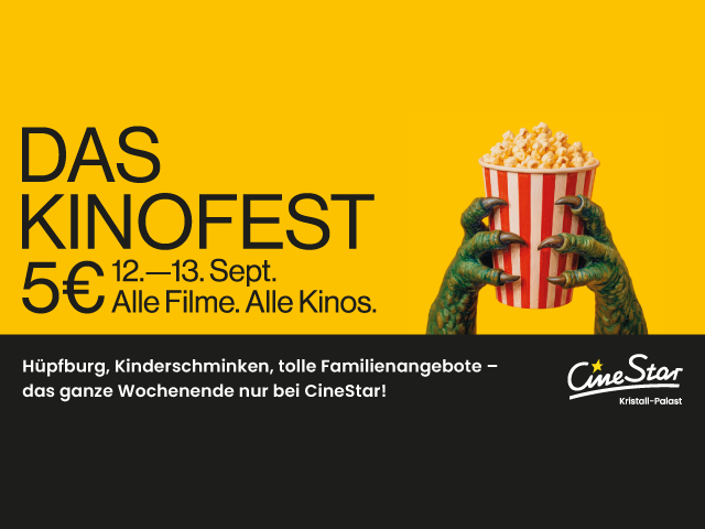 Fünf Jahre Filmfieber: Das KINOFEST 2026 im CineStar